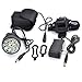 Gugou® Bike Light Headlamp 9T6 15000LM 3 Mode with 8.4v 12000mah 18650 battery pack +charger Cycling Bicycle flashlight 9*Cree XM-L T6 (Black)