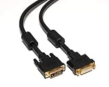 AYA 3Ft (3 Feet) DVI-D Dual Link 24+1 Digital Video Male to Female Extension Cable with Ferrites