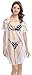 Bellady Lady's Fun Wear Hot Pink Bikini Print Cover up T-Shirt,Us Flag Bikini,L