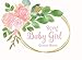 Sweet Baby Girl Guest Book: Pink Floral Advice for Parents and Gift Log by 