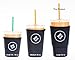 Sok It Java Sok Iced Coffee & Cold Soda Insulated Neoprene Cup Sleeve (Black, Large: 30-32oz)