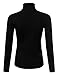 NINEXIS Women's Long Sleeve Turtle Neck Knit Sweater Top with Plus Size
