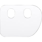 SDSNTE 20 Pairs Clear Stretchy Lightweight Glasses Slip-on Side Shields Fit Most Glasses Frames for Minimizing the Injuries to the Eyes from Windblown Particulates Sand and More，20 pack