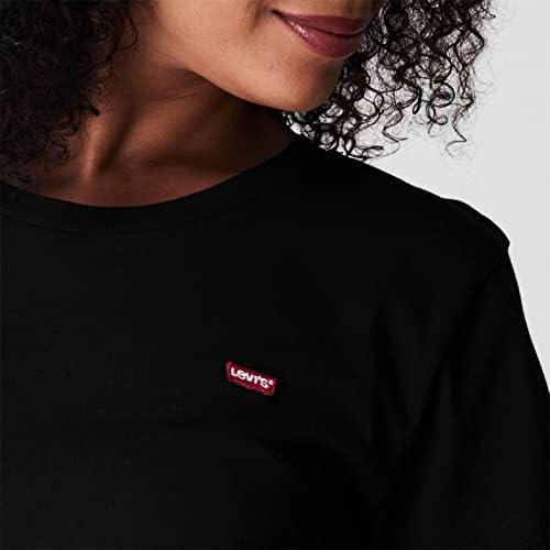 A t-shirt perfeita, logótipo grande Batwing, t-shirt, mulheres, preto mineral, m