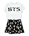 Felix Bangchan Merch Changbin Shirt + Skirt 2 Piece Lee Know Hyunjin Han in Seungmin T-Shirt Suit