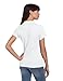 Classroom School Uniforms Teen-girlswomen's Junior Girls Short Sleeve Fitted Interlock Polo, White, Medium