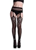 Tenworld Sexy Women Lingerie net Lace Garter Belt Thigh Stocking Pantyhose