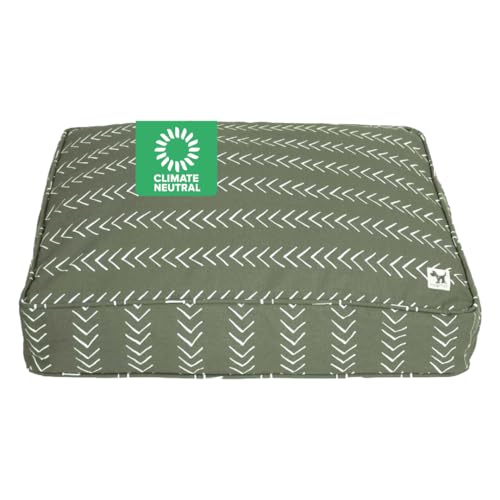 Molly Mutt Medium to Large Dog Bed Cover- Forever Young Print - Measures 27”X36”X5’’ - 100% Cotton - Durable - Breathable - Sustainable - Machine Washable Dog Bed Cover (Dd82b)