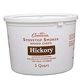 Mesquite Wood Smoker Chips- 100% Natural, Fine Wood Smoking and Barbecue Chips- 5 Quart Bucket