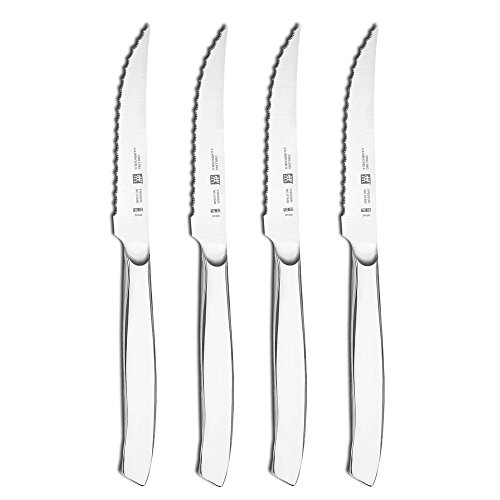 ZWILLING 4-pc Serrated Mignon Steak Knife Set, Stainless Steel