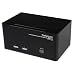 StarTech.com 2 Port Triple Monitor DVI USB KVM Switch with Audio & USB 2.0 Hub - Multi Monitor KVM - Dual Port KVM Switch (SV231TDVIUA) primary
