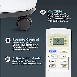 IRIS USA IHP-AC10K 3-in-1 WOOZOO Portable Air