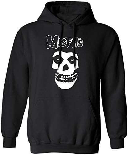Misfits Band Shirt, Glenn Danzig, Michale Graves Shirt, American Punk Rock Band - Hoodie (Hoodie;Black;L)