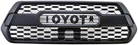 Grill for Tacoma 2016-2019, Front Grille Compatible with 16 17 18 19 SR SR5 TRD Sport TRD Off-Road Limited TRD PRO, 2018-2020 (Accepts Garnish Sensor Cover)