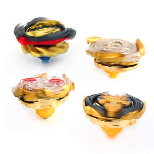 Bey Battle Burst Tops Metal Fusion for Blades Battling Tops Kids Toys Gyro , x4 High Performance Gyro Attack Set, with Launcher and Grip Starter and Stadium Arena,Parent-Child Interactive Toy - Thumbnail 3