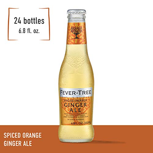 FeverTree Ginger Ale, Spiced Orange, 6.8 Fl Oz 4 Count (Pack of 6