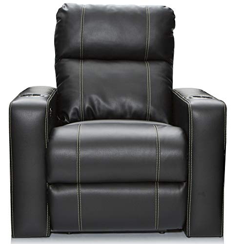 Seatcraft Dynasty Home Theater Seating Power Recline Leather Gel