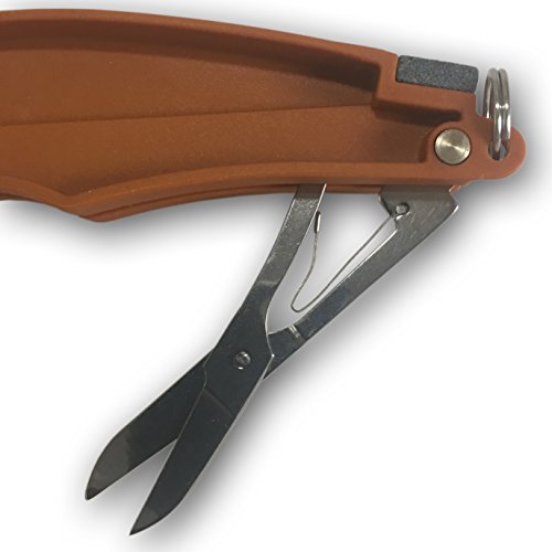 TAPE TIGER Pro, Hockey Stick Tape Removal Tool, with Scissors & Skate DeBurring Stone (Color