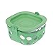 Lifefactory 1 Cup BPA-Free Glass Food Storage and Bakeware with Protective Silicone Sleeve and Lid, Grass Green