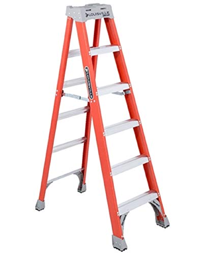 Louisville, FS1506, 6' Fiberglass 300 Lb. Stepladder, Type Ia