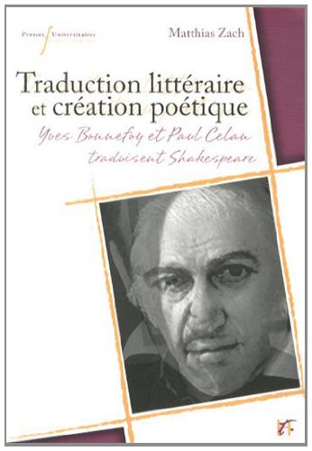 Traduction littéraire et création poétique