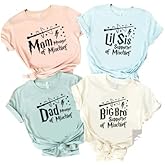Manager of Mischief Shirts, Family Matching Shirt, Supporter of Mischief, Mom, Dad, Brother and Sister Tees, Vacation Shirts, Magical Tee, Gift Shirt, Unisex Size Short Sleeve Thsirt