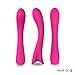 ROWAWA G-spot Vibrator Waterproof Rabbit Vibrator Rechargebale Clitoris Stimulation Best Toy for Women Powerful Wand Massager Pink