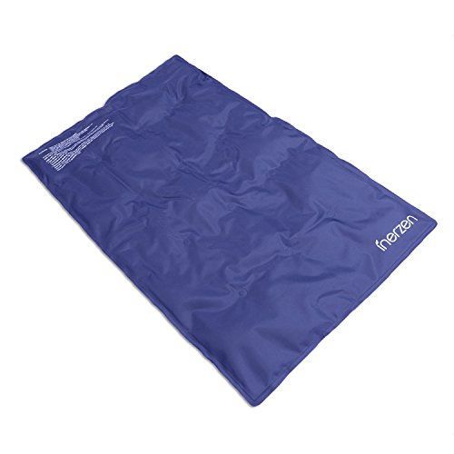 Inerzen Hot and Cold Full Body and Back Reusable Therapy Gel Pad - Relief for Stomach Aches Pain, Tension, Sprains, Cramps, Stress, Swelling (Large - 14" x 22")