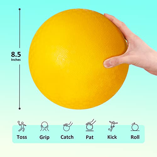 EVERICH TOY Playground Balls 10 Inch DodgeballKickball for Kids and