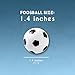 Foosball Balls Pack - 12-Count Mini Table Soccer Balls Replacements - Office and House Entertainment, Sports, Soccer Party and Tailgate Party Supplies, Black and White, 1.4 Inches, 36 mm