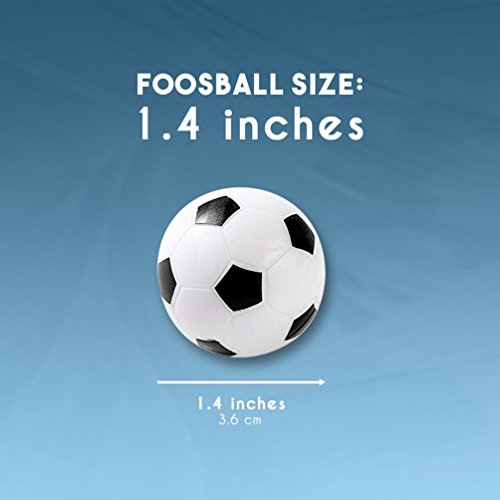 image for Juvale Foosball Balls Pack - 12-Count 1.4 Inches Mini Table Soccer Bal