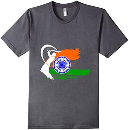 Men's Cricket Tshirt India Large Asphalt