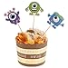 Lauren 24 Pcs Cupcake Toppers Little Monster CupCake Decorative Toppers Cake Decorating Tools for Party