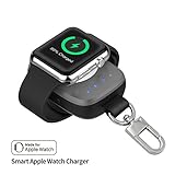 Apple Watch charger MFI Certified， Firenew iWatch Charger Built in 700 mAh Pocket-sized Wireless Portable Battery for Apple Watch Series 3 2 1 Nike 38mm 42mm (grey)