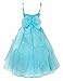 FEESHOW Kids Big Girls Rhinestone Ruffle Flower Dress Bridesmaid Party Wedding Gown