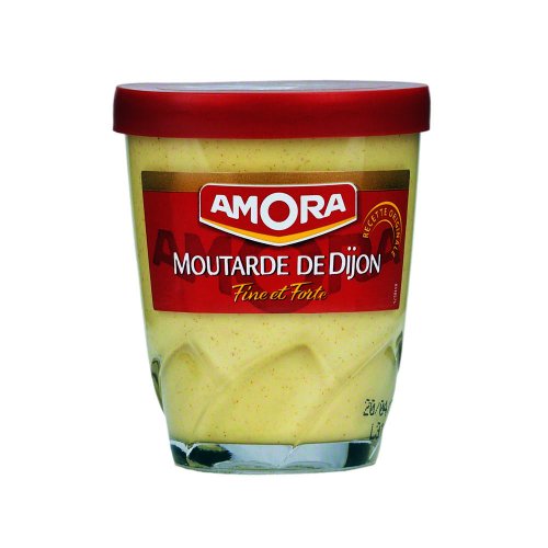 Amora Moutarde de Dijon Fine et Forte - Fine French Strong Dijon Mustard 5.3 oz.