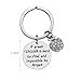 iWenSheng Teacher Gifts Keychain - Teacher Appreciation Gifts for Women Teacher Christmas Valentines Gifts (White)