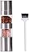 Belugahots 2 in 1 Salt and Pepper Grinder Set, Manual Stainless Steel Salt Shakers and Pepper Mill Set with Adjustable Ceramic Rotor with brush,Stylish Design…
