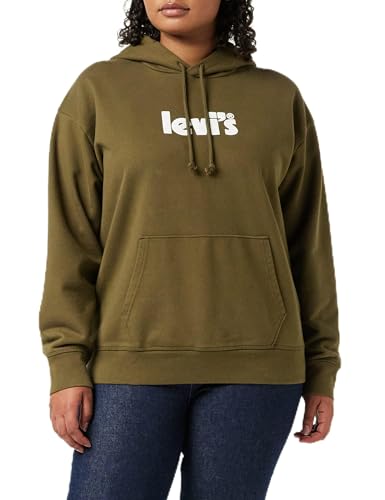 Levi's Graphic Standard, Donna, Poster Logo Dark Olive, XXS