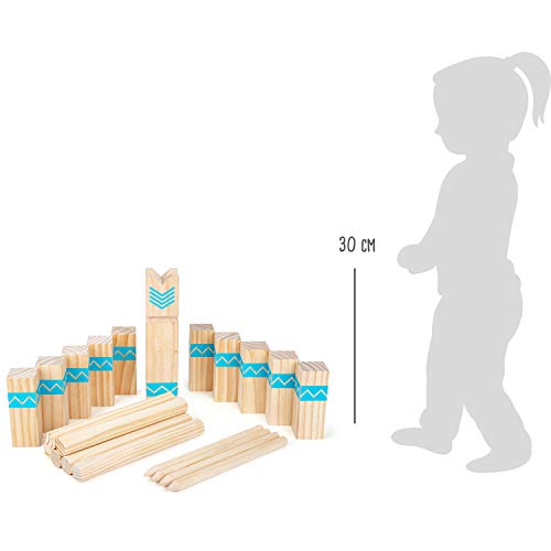 small foot Wikingerspiel Kubb Active, aus FSC 100%-zertifiziertem Holz, Outdoorspiel für die ganze Familie, 12036 – Bild 7