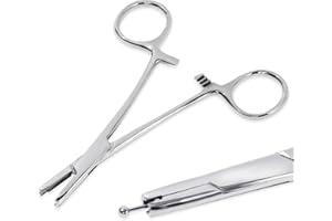 Piercing Ball Removal Tool,Jaw Stainless Steel Piercing Holding Tools Ball Unscrew,Body Piercing Pliers,Precision Stainless S