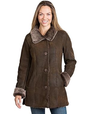 Overland Sheepskin Co. Maggie Shearling Sheepskin Coat