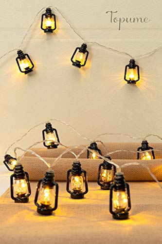 TopWan 20-Lights Lantern-Mini Kerosene String for Festival Christmas Halloween Party Wedding Decoration - Thumbnail 6