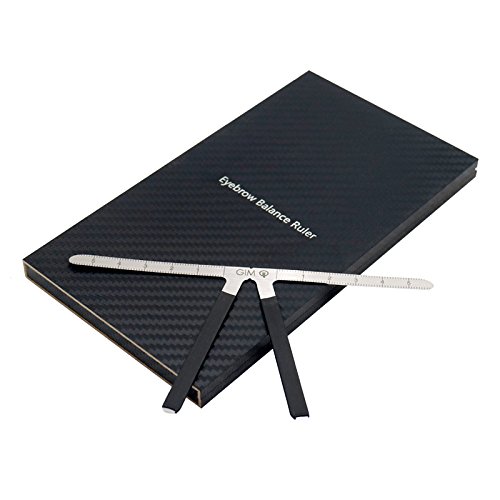 Three-Point Positioning Ruler Permanent Makeup Tattoo Eyebrow Measure Ruler Symmetrical Balance Grooming Stencil Tool - Thumbnail 4