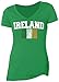 IRELAND Tricolor Flag WOMEN'S V-Neck T-Shirt / Irish / St. Patrick's Day NEW