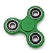Mizzuco Tri-Spinner Fidget  Stress Reducer  Ultra Fast Bearings Finger Toy,Green/Black