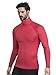 DRSKIN Turtleneck Compression Top Thermal Cool Dry Sports Shirt Baselayer Running Long Sleeve Men
