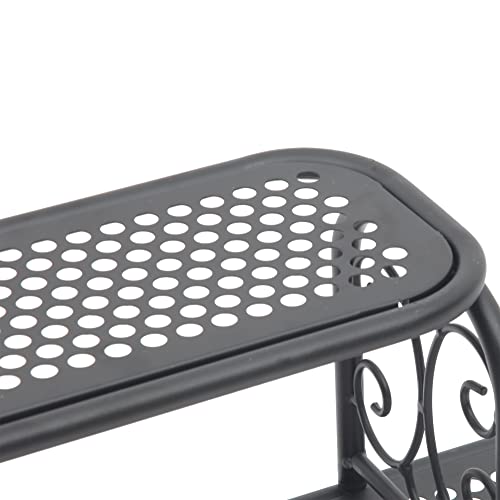 HOMEFORT Scroll Over The Sink Shelf Kitchen, Metal 2Tier Storage Rack