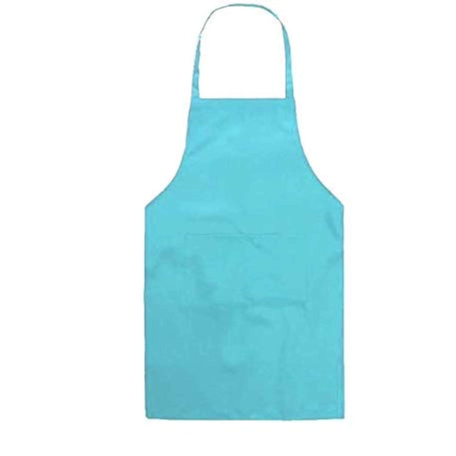 Bonnin Kids Plain Apron with Front Pocket for Drawing, Painting, Baking, Cooking Party Favors. (Sky) — image 1