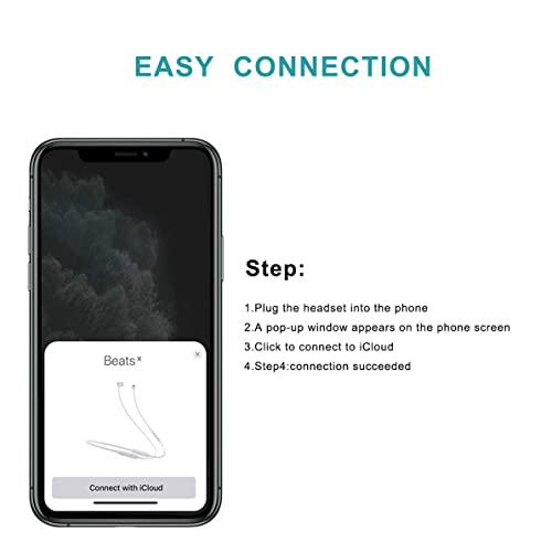 iPhone Headphone Wired with Lightning Connector 【Apple MFi Certified